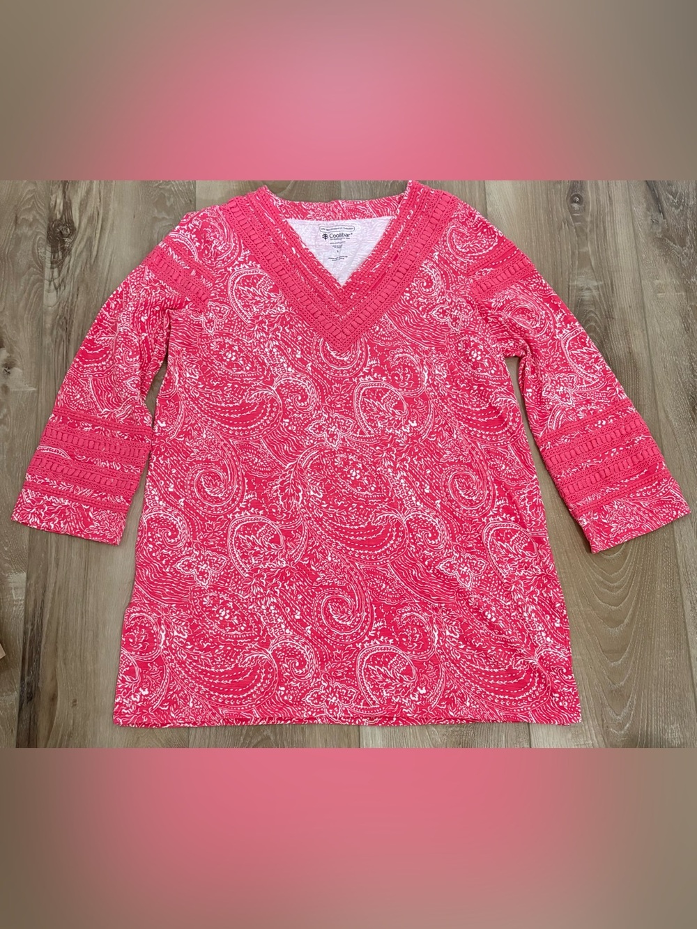 COOLIBAR UPF50 LARGE SAMOA BAY COVER UP / TUNIC / DRESS STYLE: 10616 EXCELLENT